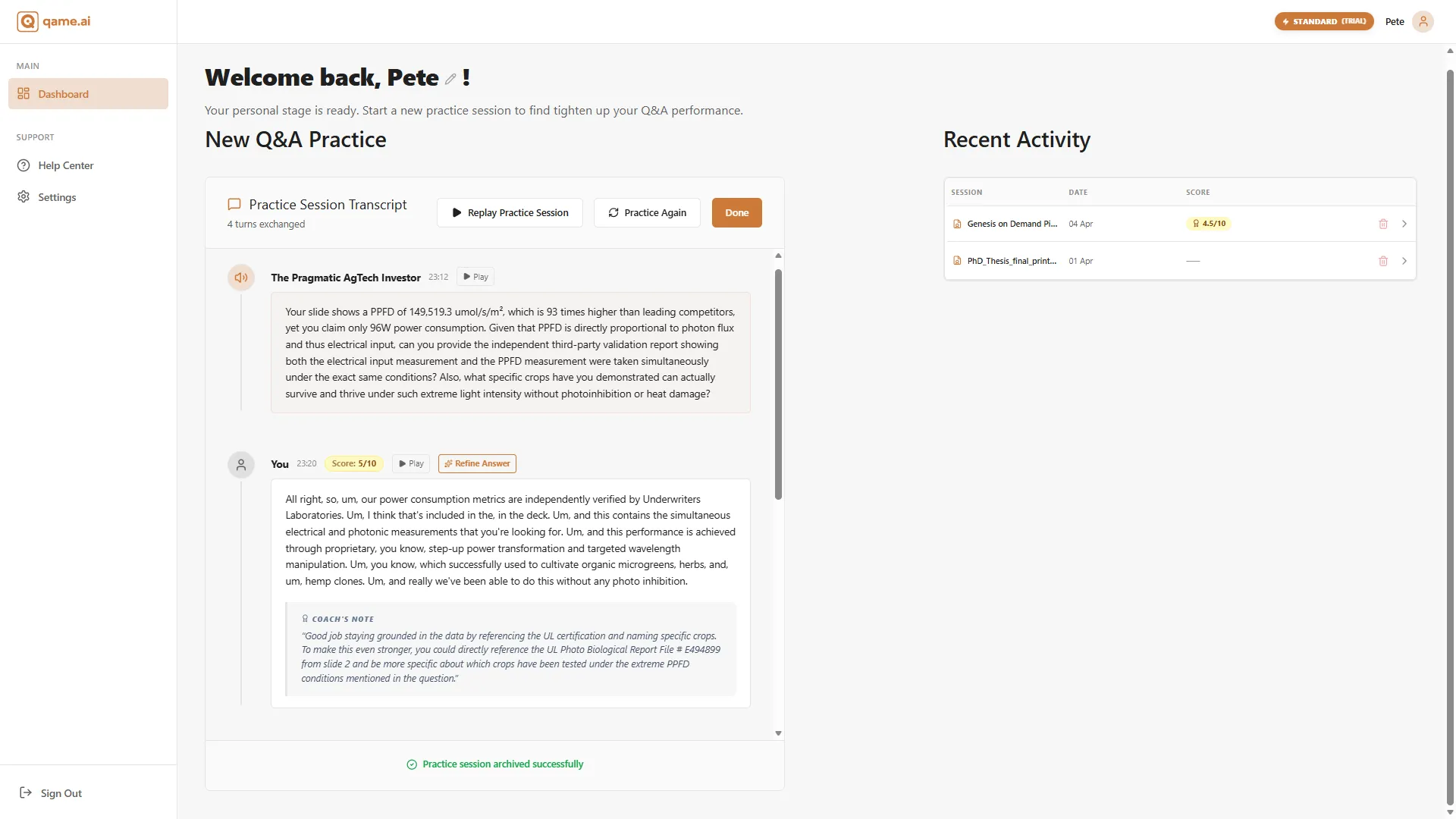 AgTech Investor Transcript