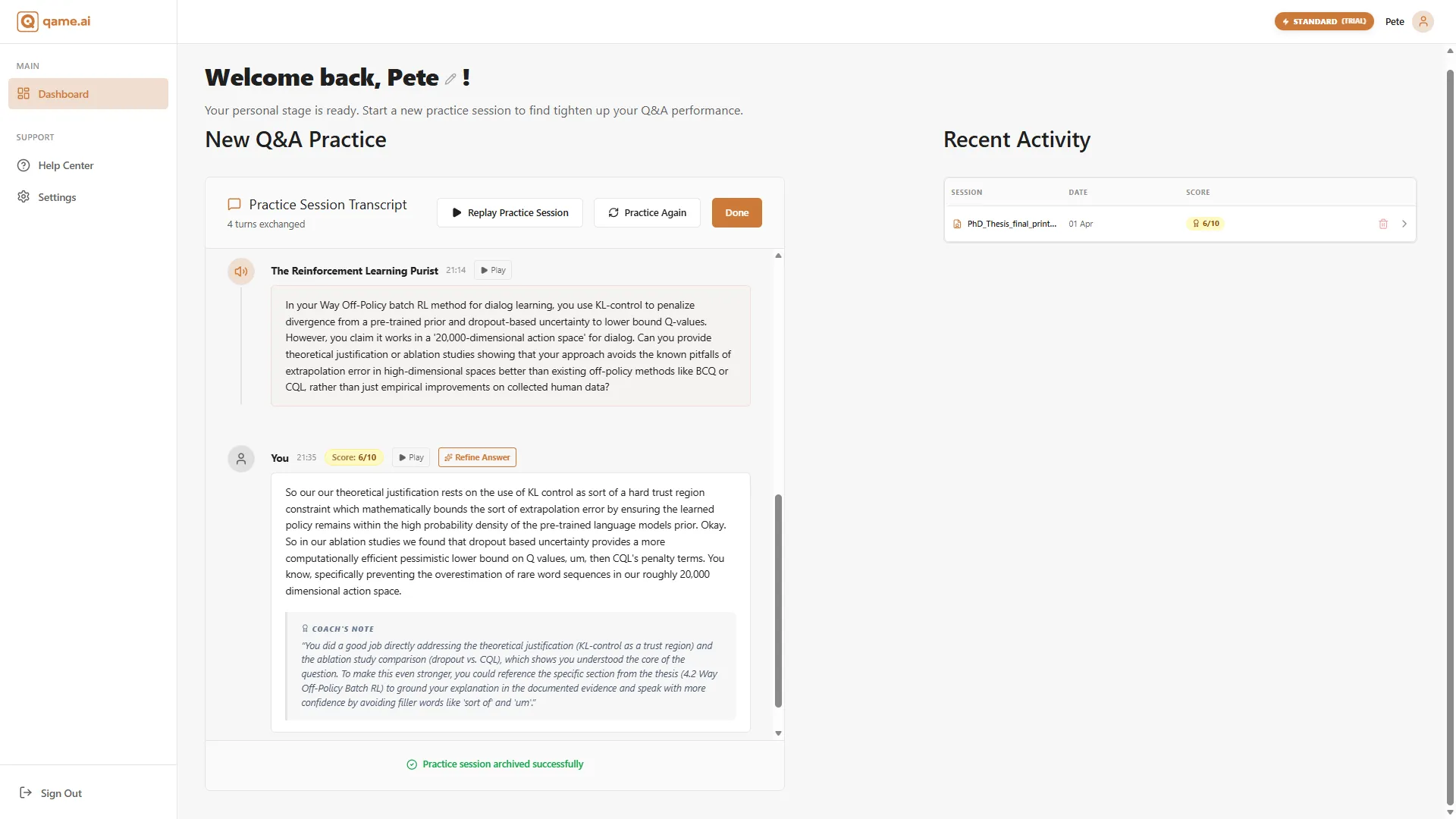 Generalization Skeptic Transcript